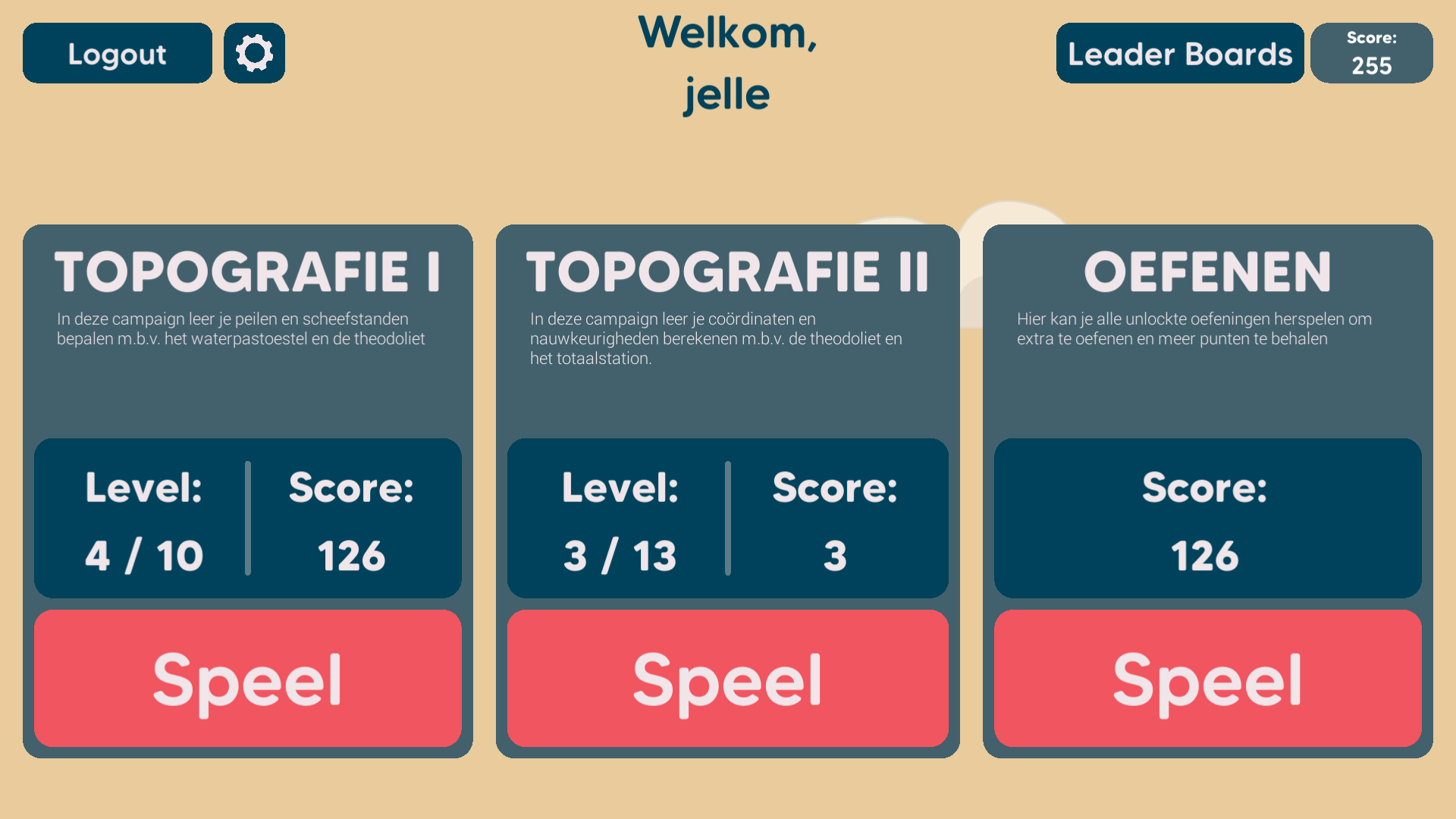 Kuleuven Topography Game